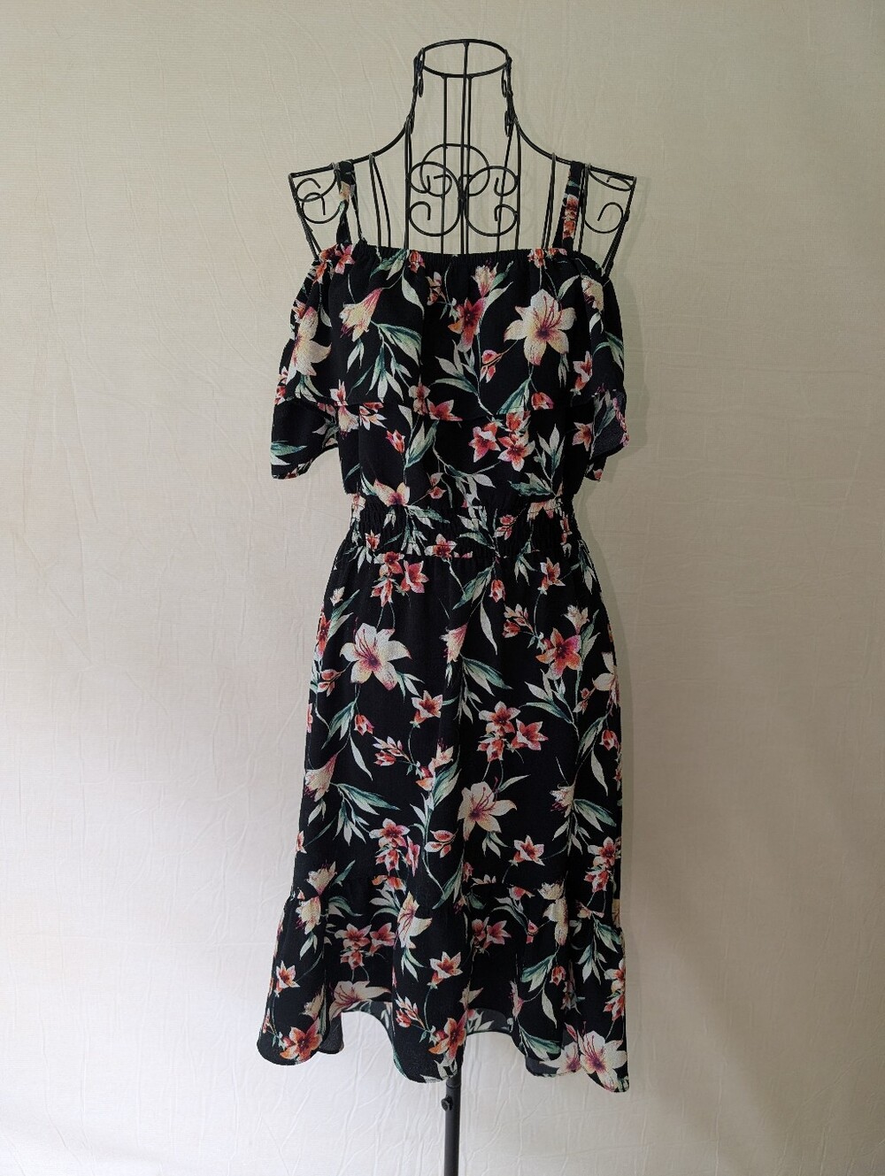 Black Floral Dress